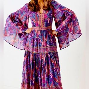 SPELL BIANCA GOWN, Size Small, EUC- only tried on does not fit chest.